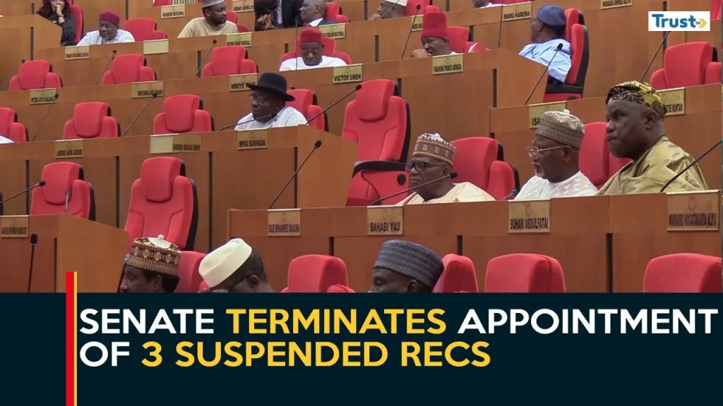 Alleged Electoral Misconduct: Senate terminates appointment of 3 suspended RECs