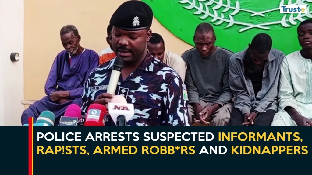 Katsina Security: Police arrests suspected informants, rapists, armed robbers and kidnappers