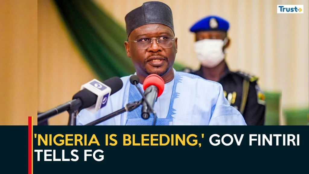 ‘Nigeria is bleeding,’ Gov Fintiri tells FG + more stories 