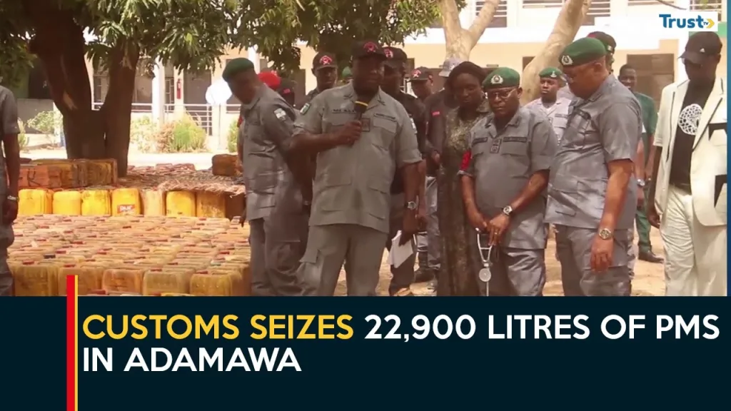 Customs seizes 22,900 litres of PMS in Adamawa