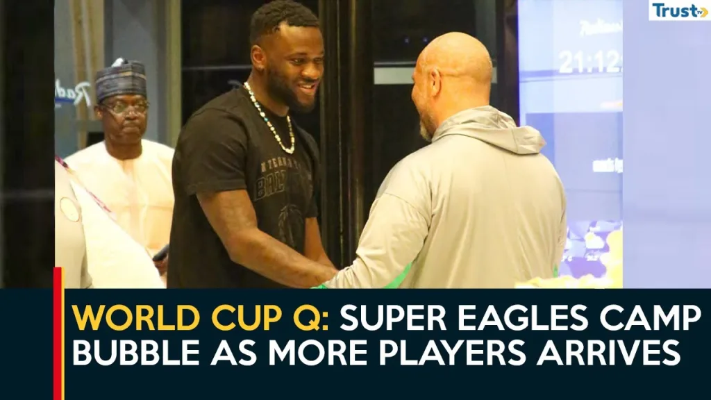 World Cup Q: Super Eagles camp bubble as more players arrives