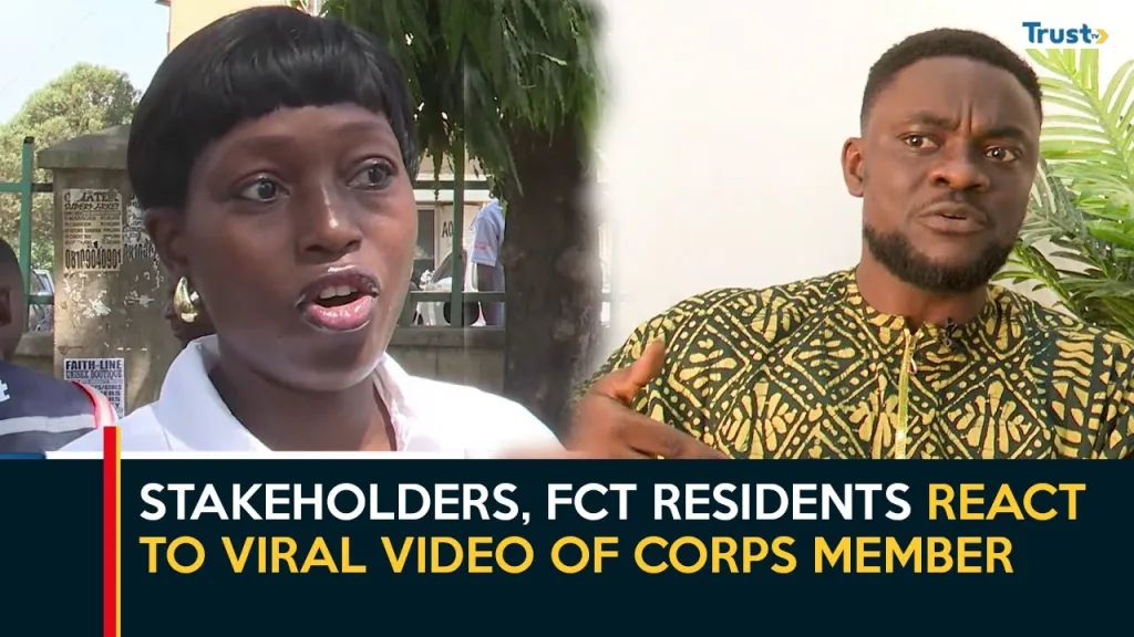 Stakeholders, FCT residents react to viral video of corps member criticizing economic hardship