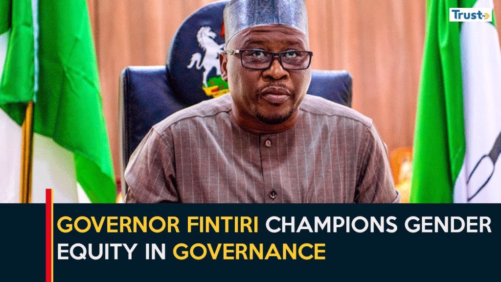 Governor Fintiri champions gender equity in governance