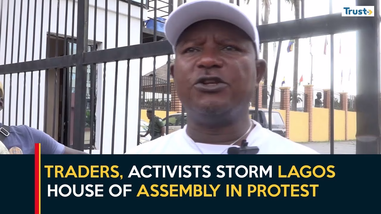 Owode Market Demolition: Traders, Activists Storm Lagos House of Assembly In Protest