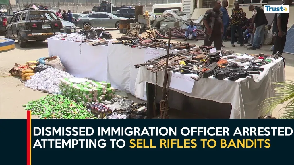 Dismissed immigration officer arrested attempting to sell rifles to bandits