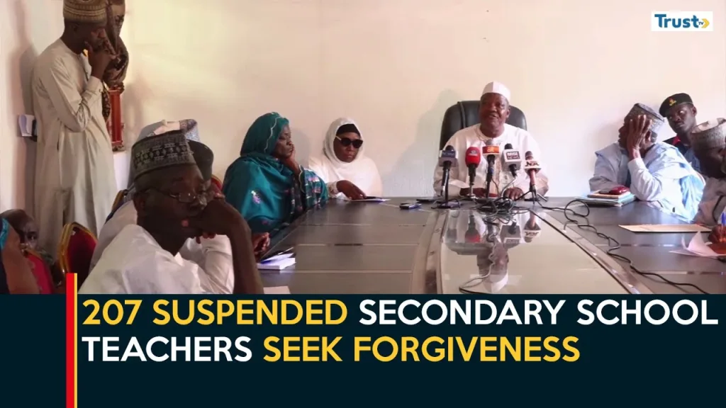 Zamfara Teachers Apologize: 207 suspended secondary school teachers seek forgiveness