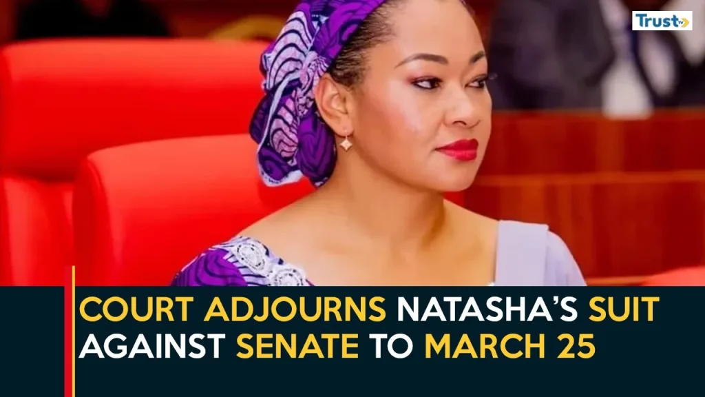 Alleged Rules Violations: Court adjourns Natasha’s suit against Senate to March 25