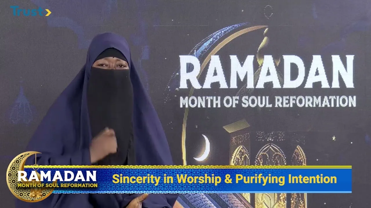 Sincerity in worship & purifying intention