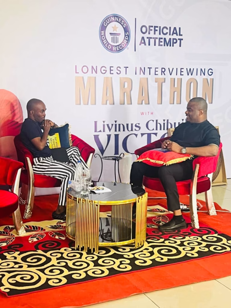Nigerian Journalist Breaks Guinness World Record for Longest Interview