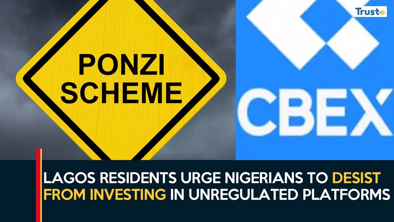 Ponzi Scheme: Lagos residents urge Nigerians to desist from investing in unregulated financial platforms