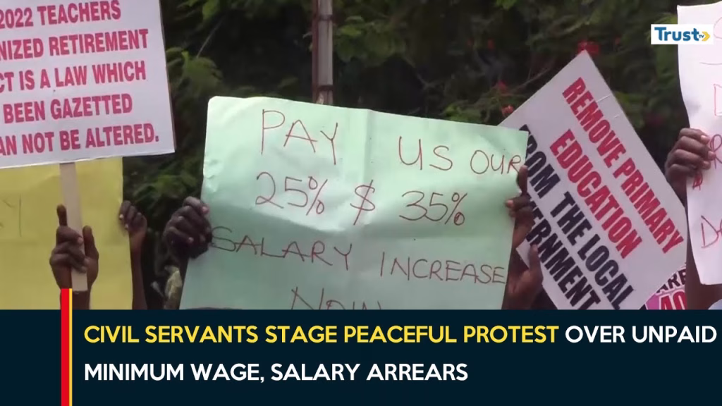 FCT Workers’ Welfare: Civil servants stage peaceful protest over unpaid minimum wage, salary arrears