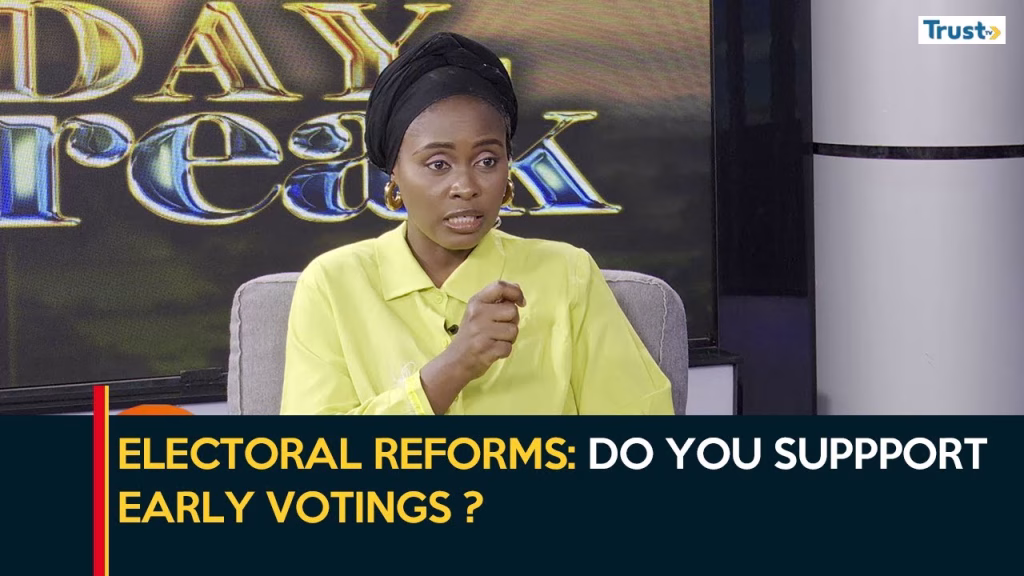 Electoral Reforms: Do you suppport early votings?