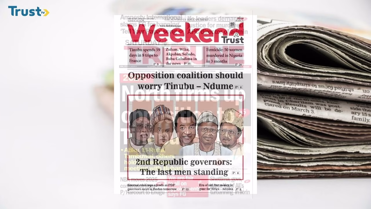 Opposition coalition should worry Tinubu – Ndume