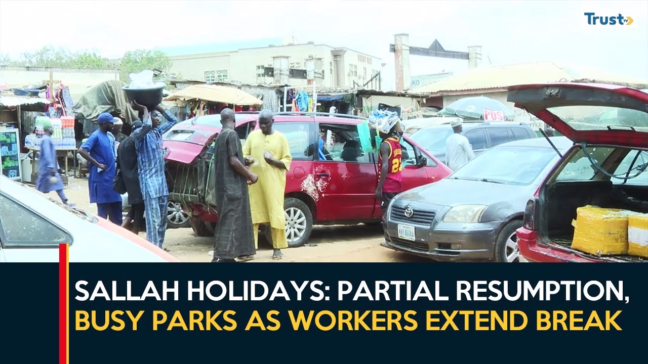 Sallah Holidays: Partial Resumption, Busy Parks As Workers Extend Break