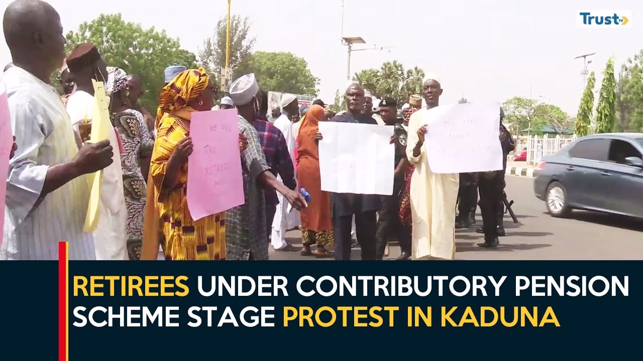 Unpaid Retirement Benefits: Retirees under contributory pension scheme stage protest in Kaduna