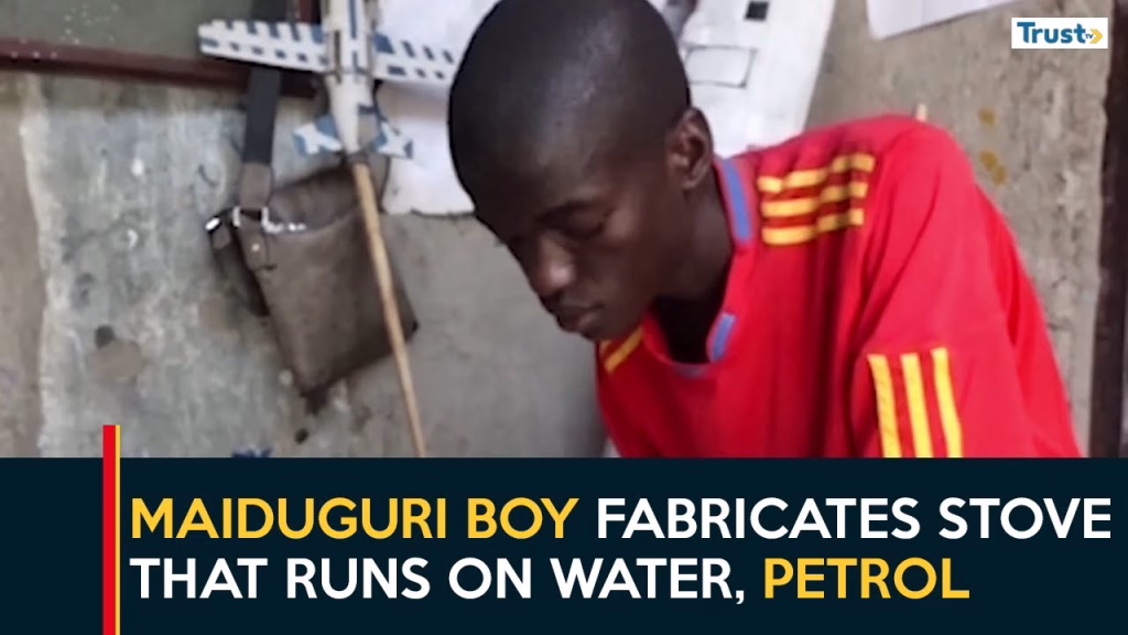 Addressing Rising Cooking Gas Cost: Maiduguri boy fabricates stove that runs on water, petrol