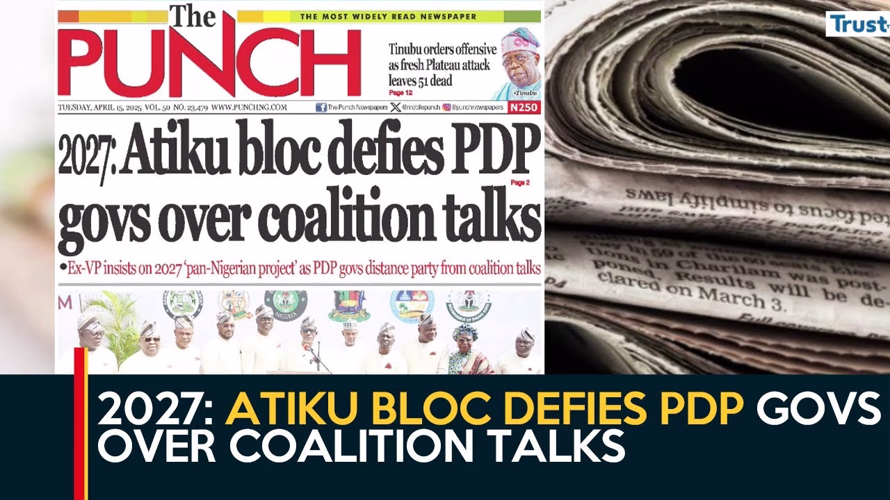 2027: Atiku bloc defies PDP govs over coalition talks 