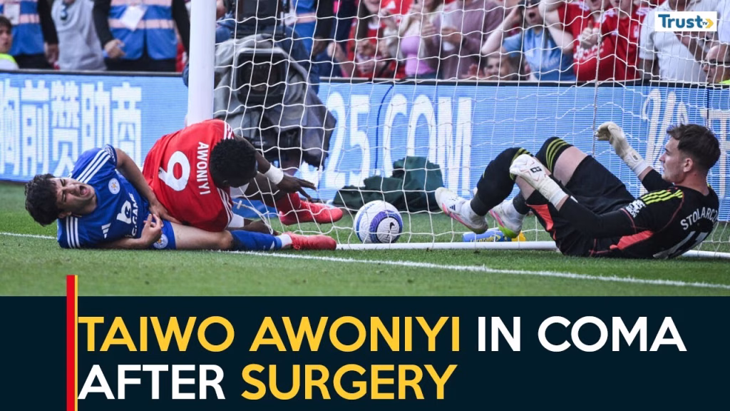 Taiwo Awoniyi in coma after surgery