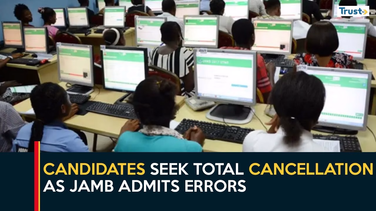 Candidates seek total cancellation as JAMB admits errors