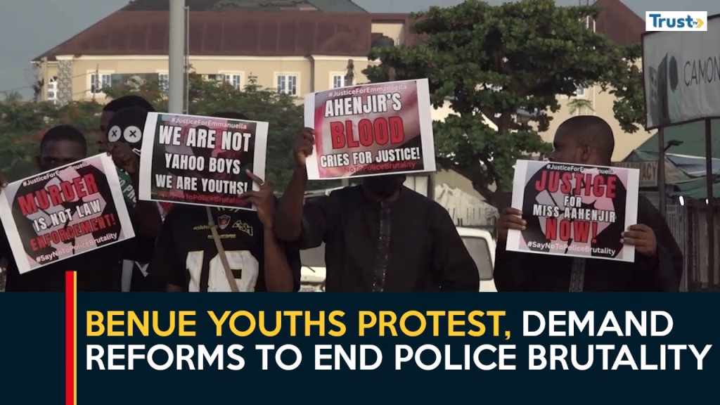 Alleged Police Brutality: Benue youths protest, demand reforms to end police brutality