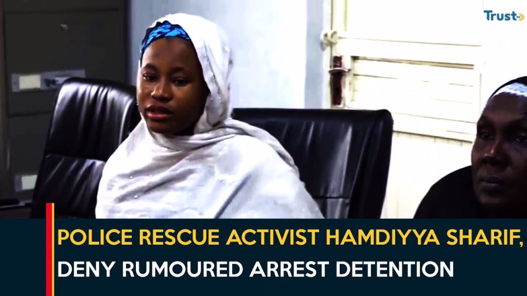 Zamfara Security: Police rescue activist Hamdiyya Shariff, deny rumoured arrest, detention