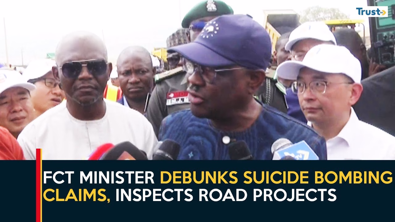FCT minister debunks suicide bombing claims, inspects road projects