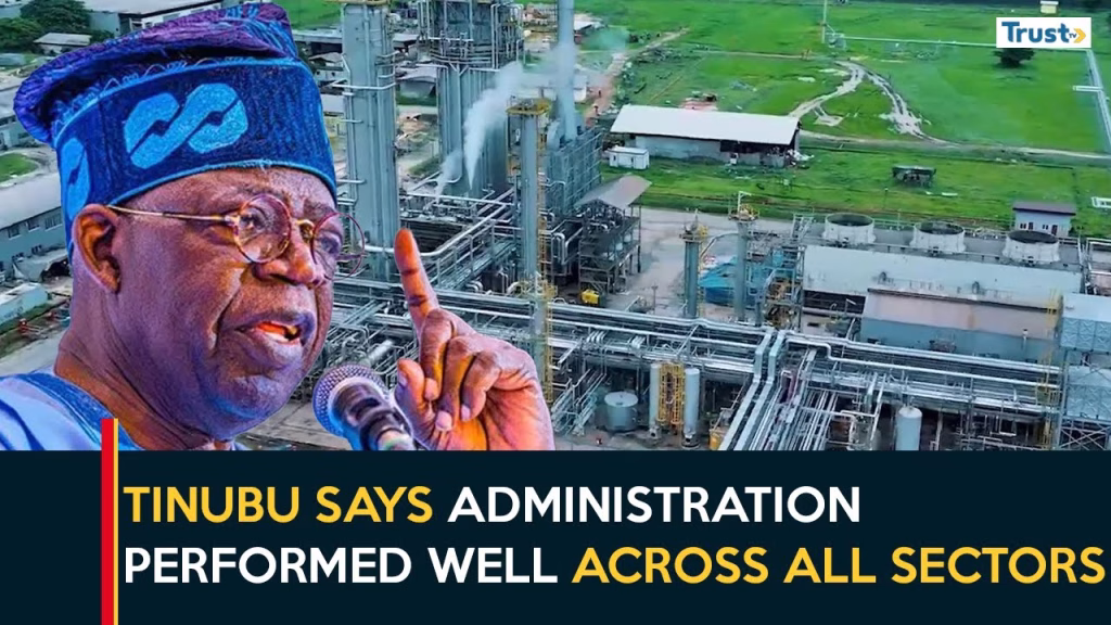 Tinubu says administration performed well across all sectors