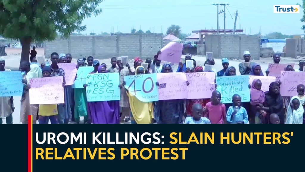 Uromi Killings: Slain hunters’ relatives protest non-parade of killers after 40 days