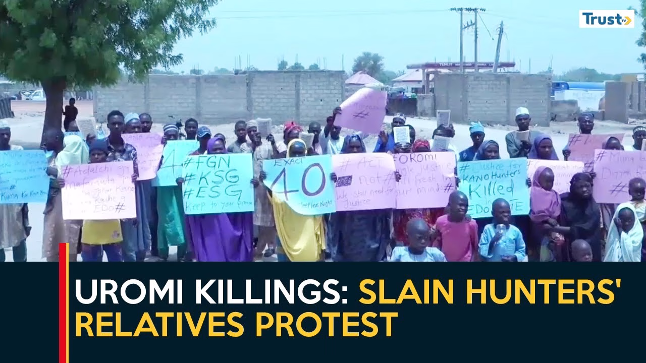 Uromi Killings: Slain hunters’ relatives protest non-parade of killers after 40 days