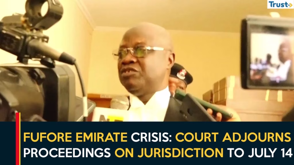 Fufore Emirate Crisis: Court adjourns proceedings on jurisdiction to July 14