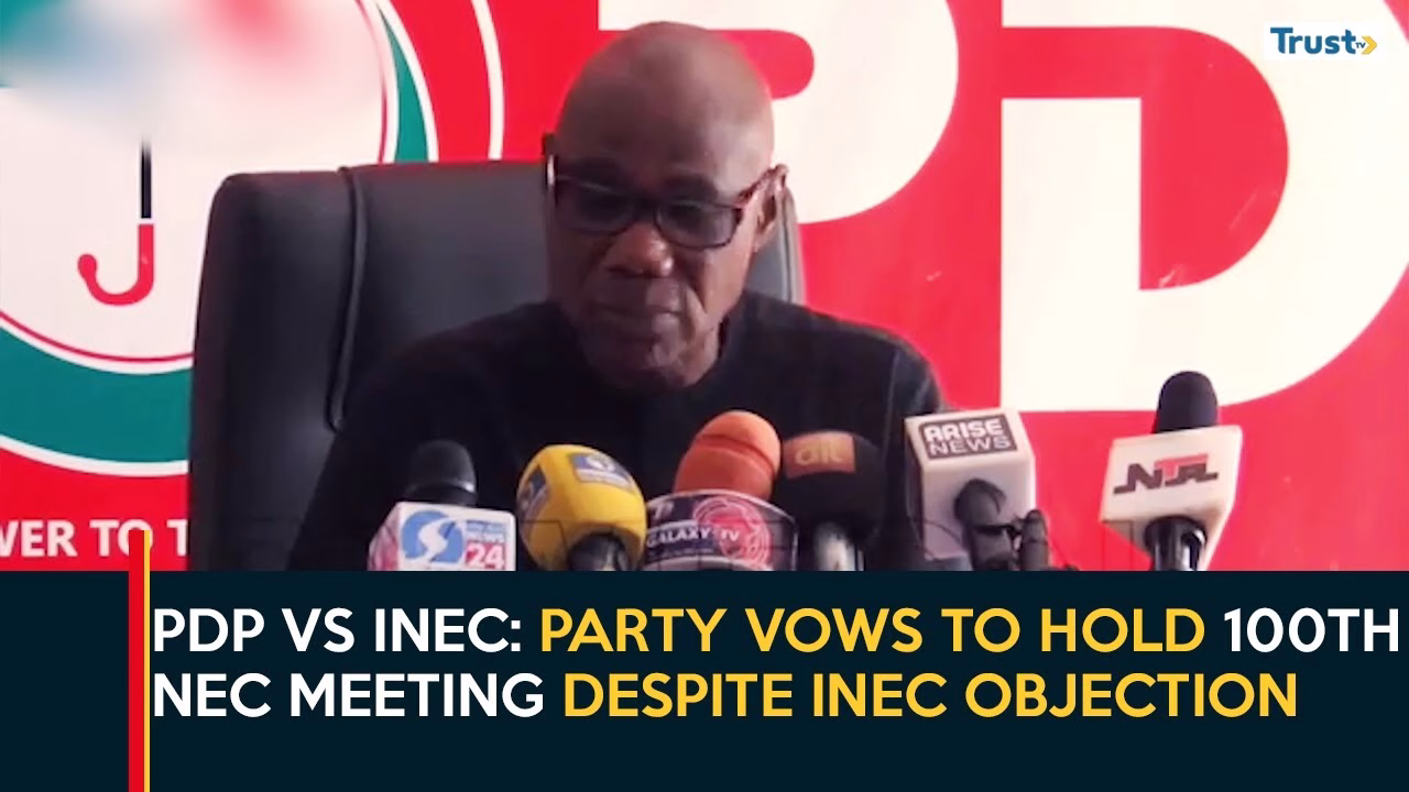 PDP Vs INEC: Party vows to hold 100th NEC meeting despite INEC objection