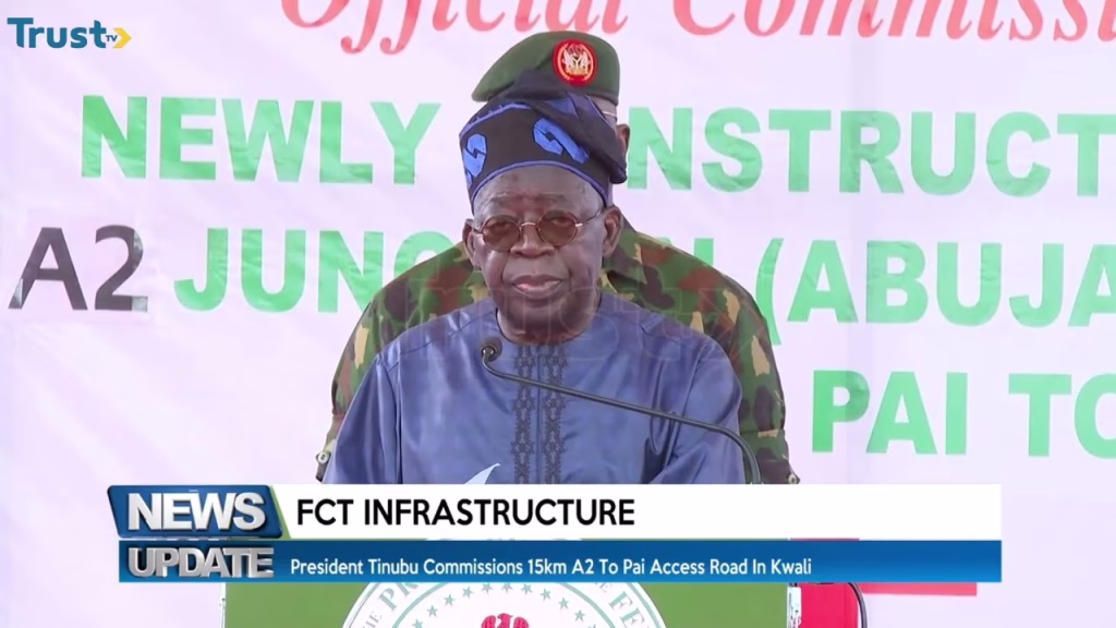 FCT Infrastructure: President Tinubu commissions 15km A2 to Pai access road in Kwali