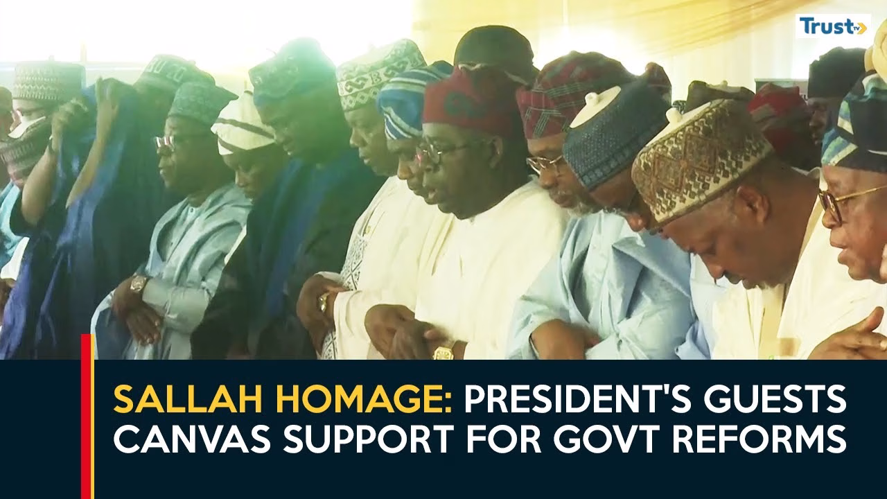Sallah Homage: President’s guests canvas support for government reforms