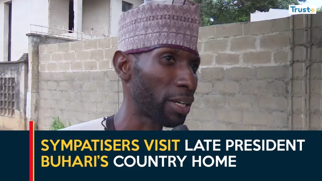 Sympatisers visit late president Buhari’s country home