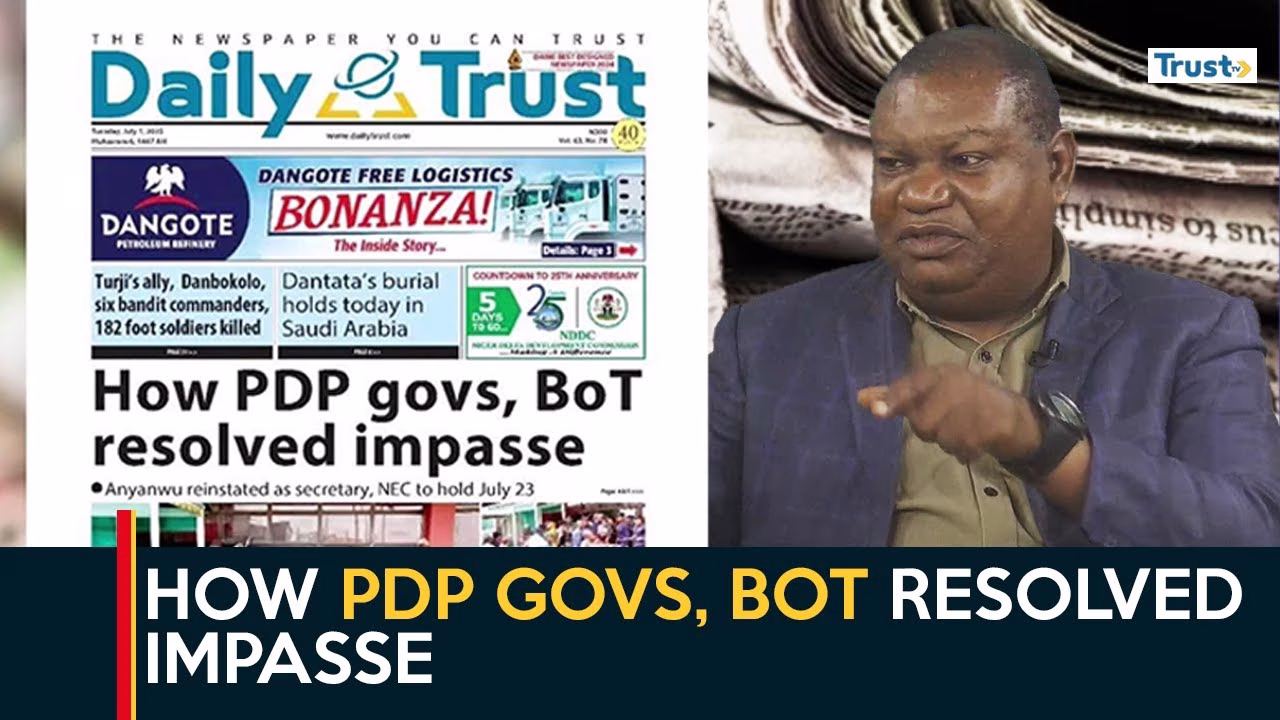 How PDP govs, BoT resolved impasse