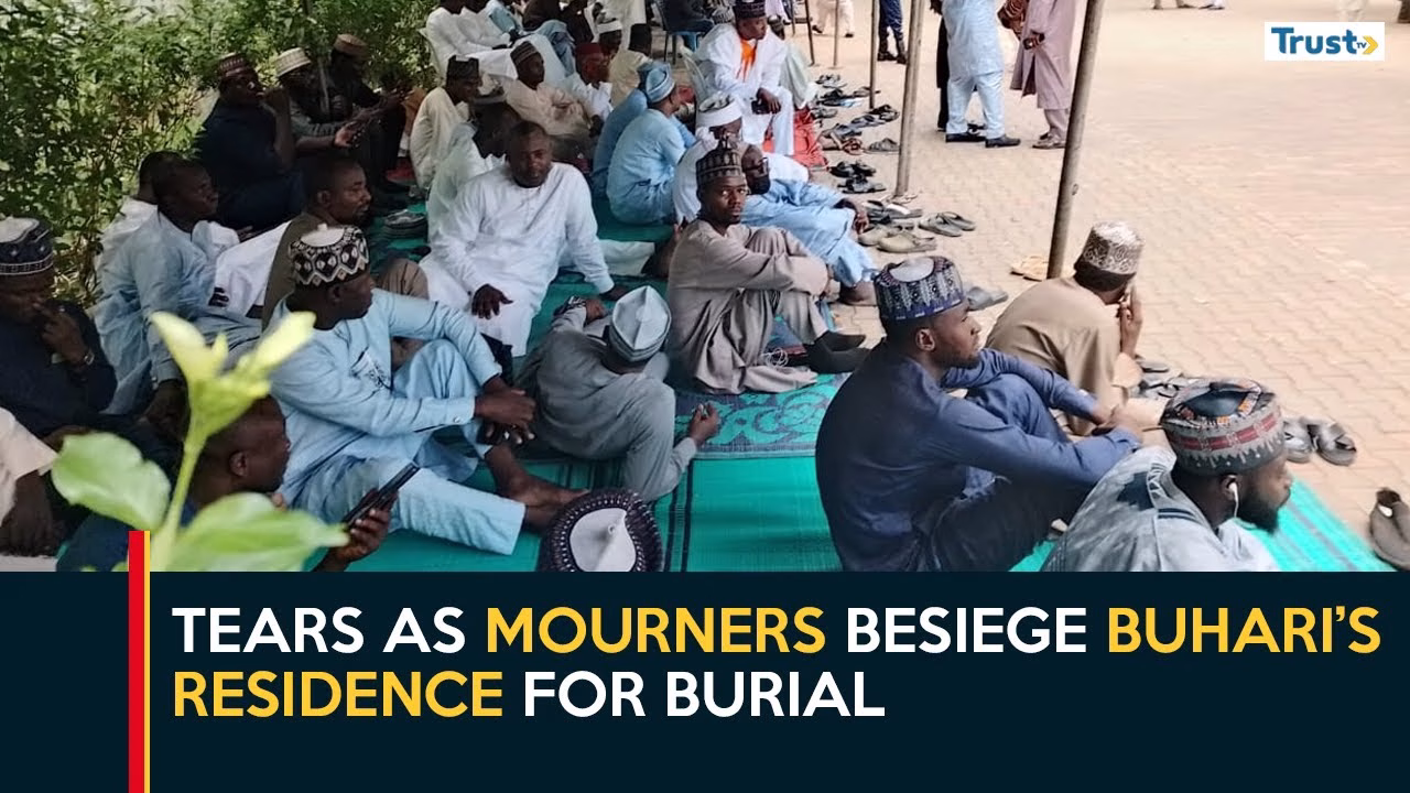 Muhammadu Buhari (1943-2025): Tears, tributes as mourners besiege ex-president’s Daura residence for burial