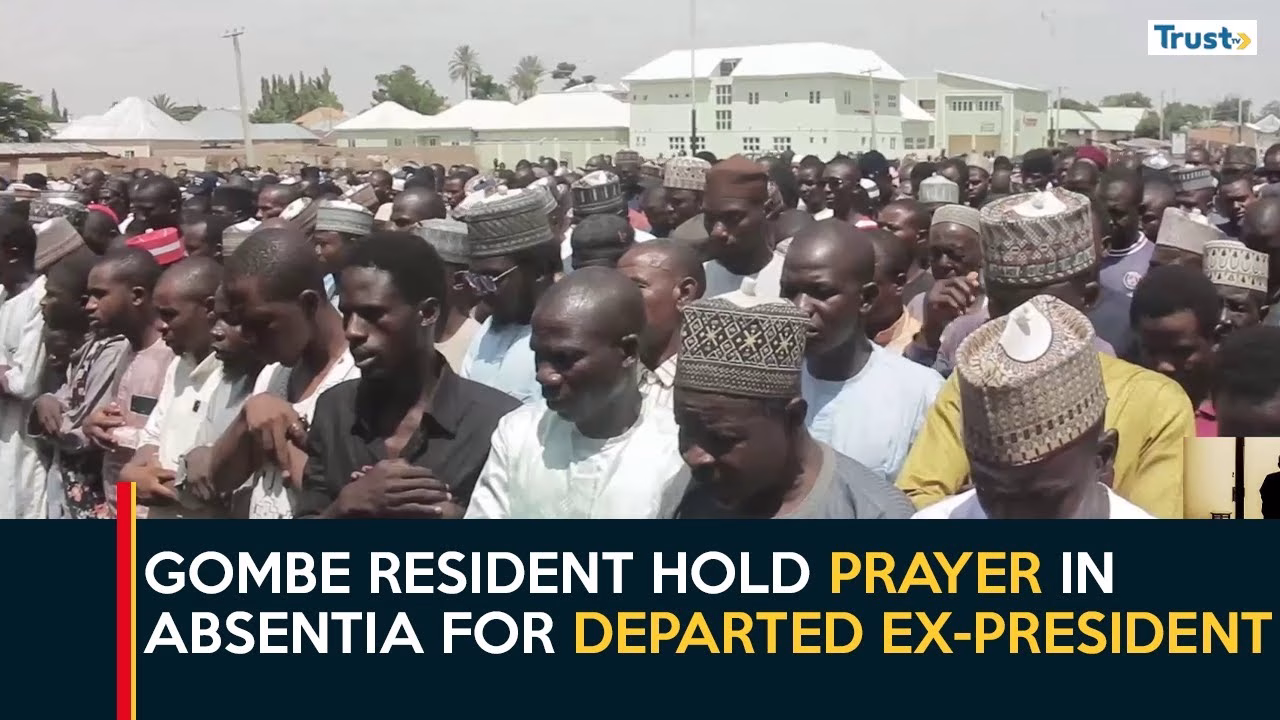 Buhari’s Funeral: Gombe resident hold prayer in absentia for departed ex-president