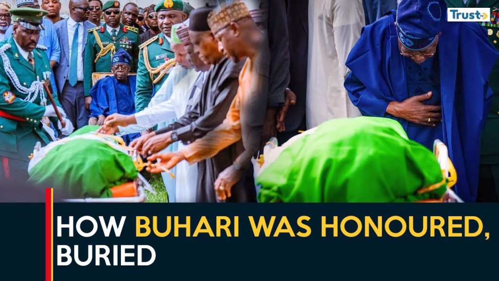 How Buhari was honoured, buried