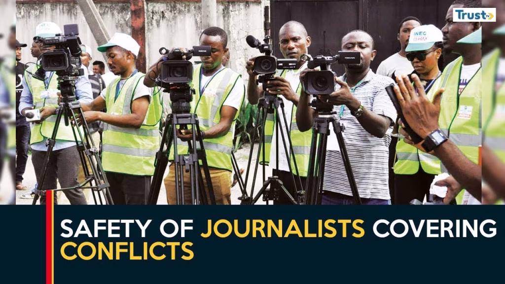 Safety of journalists covering conflicts