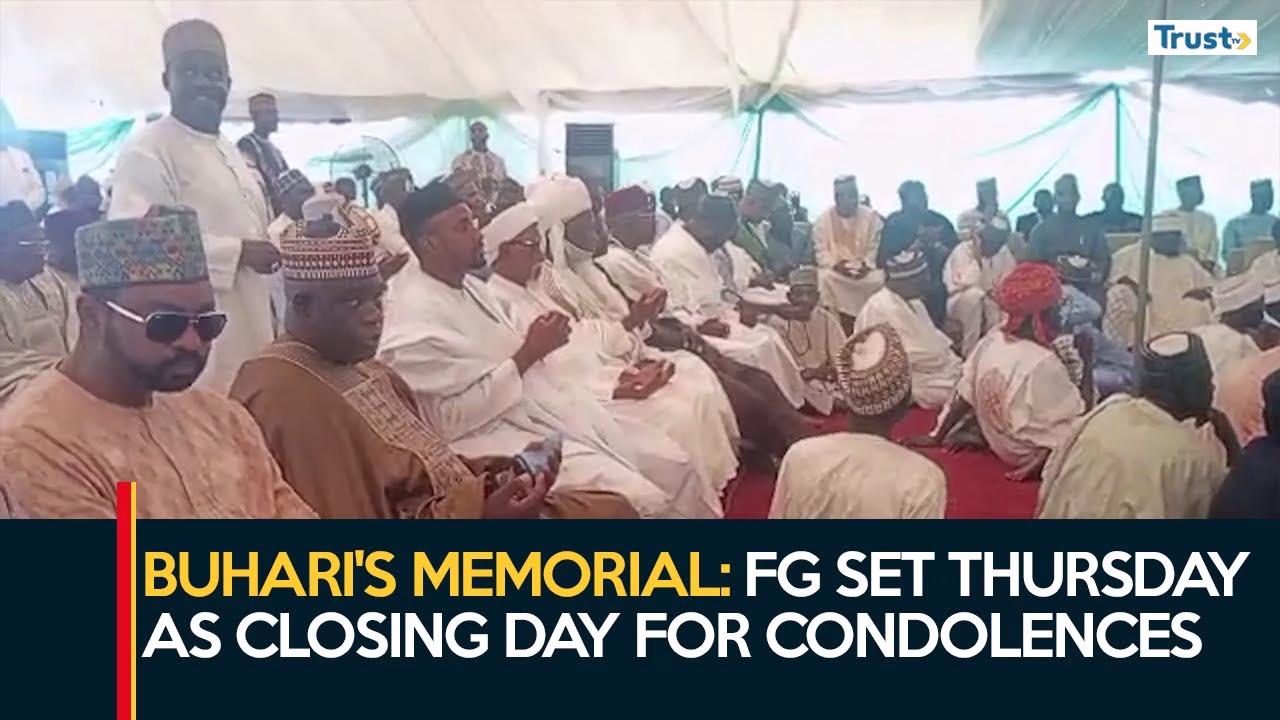 Buhari’s Memorial Prayers: FG set thursday as official closing day for condolences