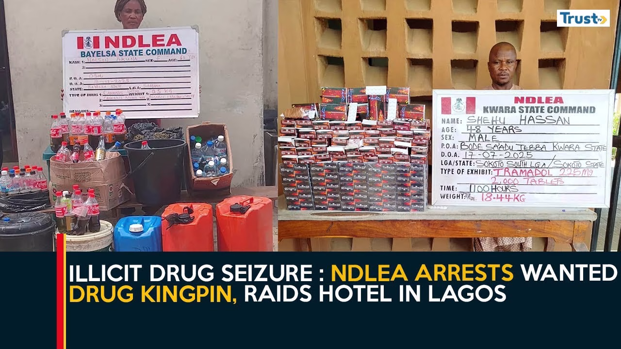 NDLEA arrests wanted drug kingpin, raids hotel in Lagos
