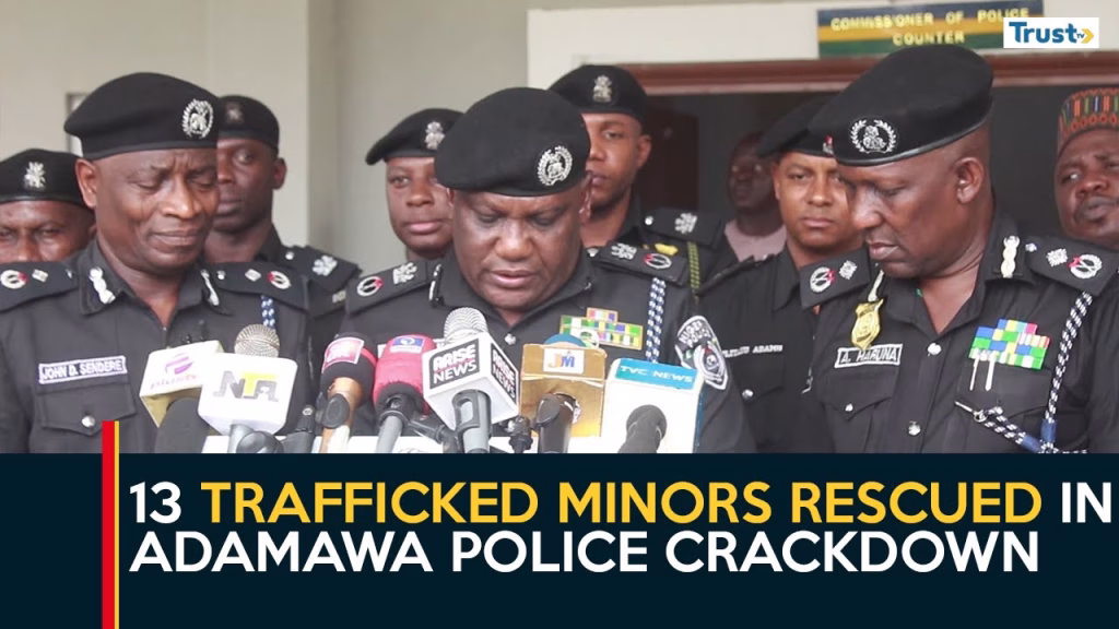 13 trafficked minors rescued in Adamawa police crackdown
