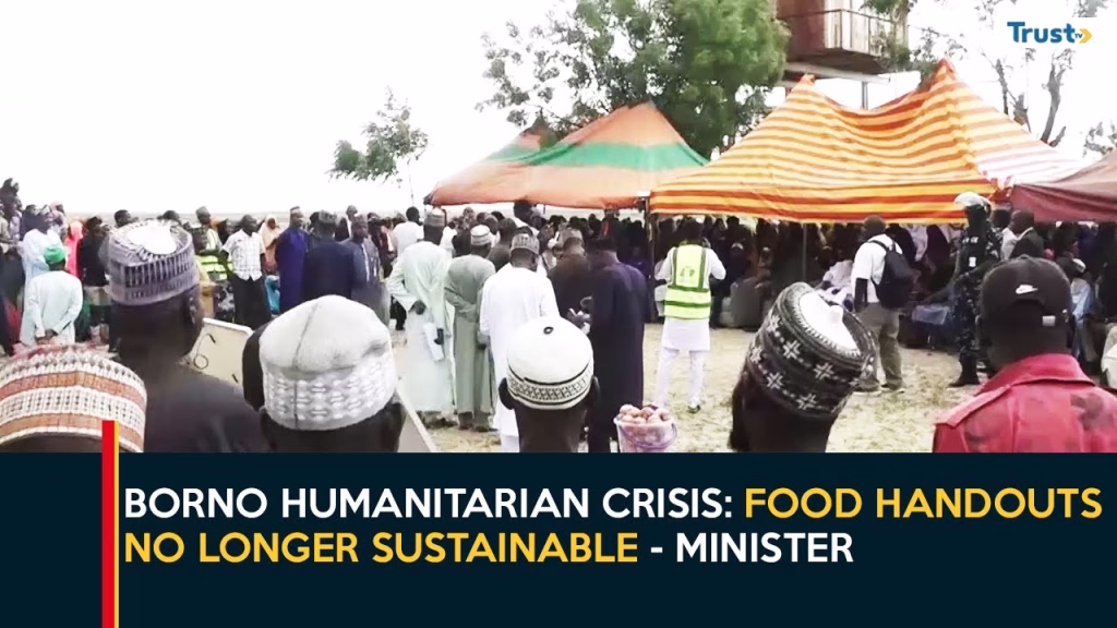 Borno Humanitarian Crisis: Food handouts no longer sustainable – Minister