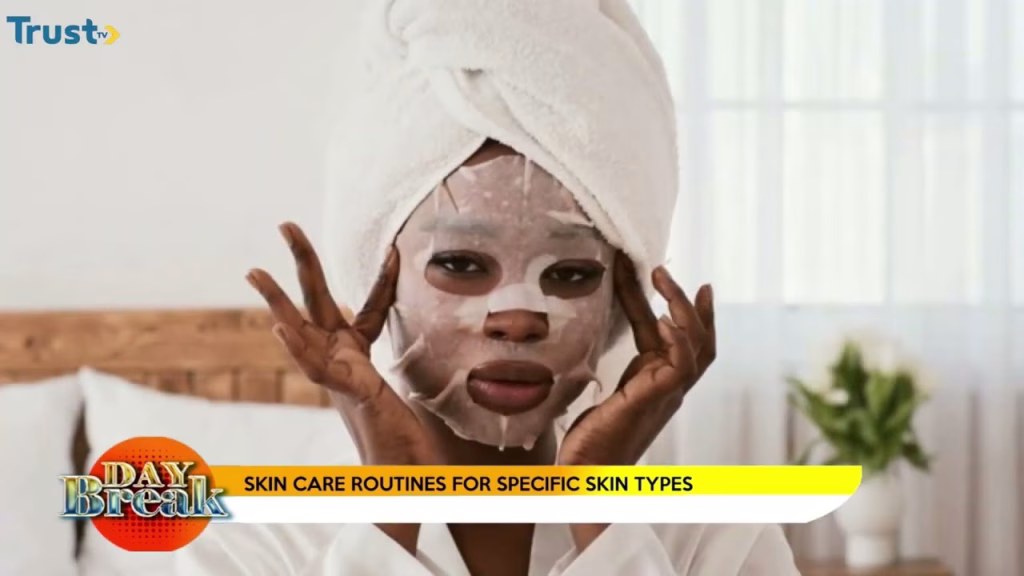 Skin care routines for specific skin types
