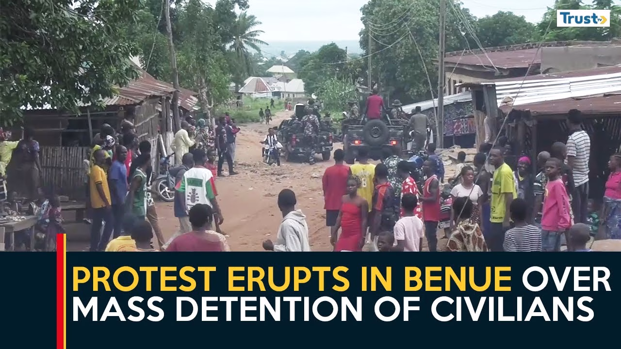 Controversial Arrest: Protest erupts in Benue over mass detention of civilians