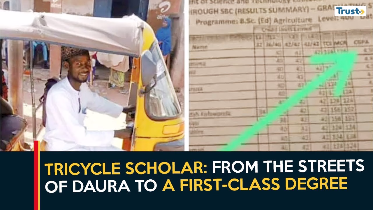 Tricycle Scholar: From the streets of Daura to a first-class degree