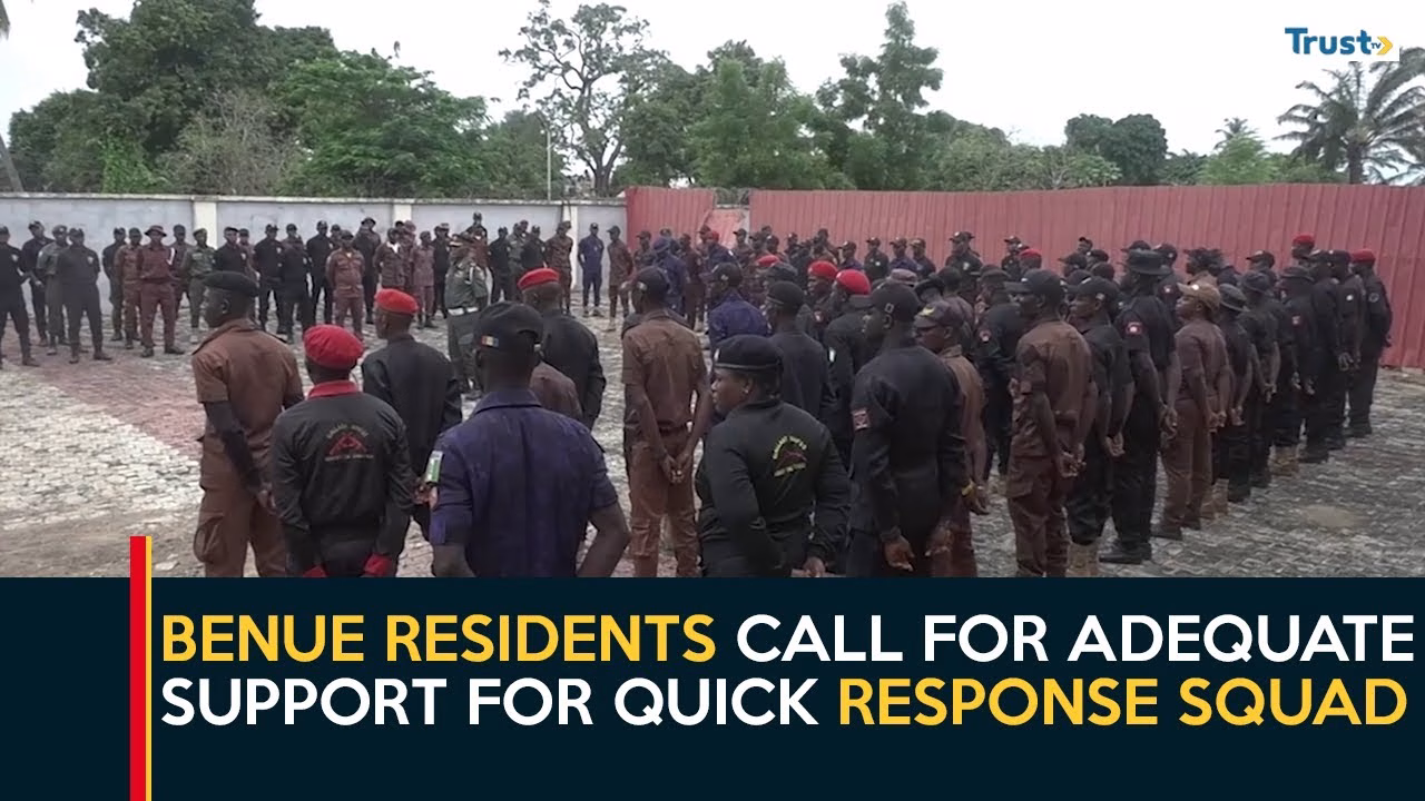 Benue residents call for adequate support for quick response squad