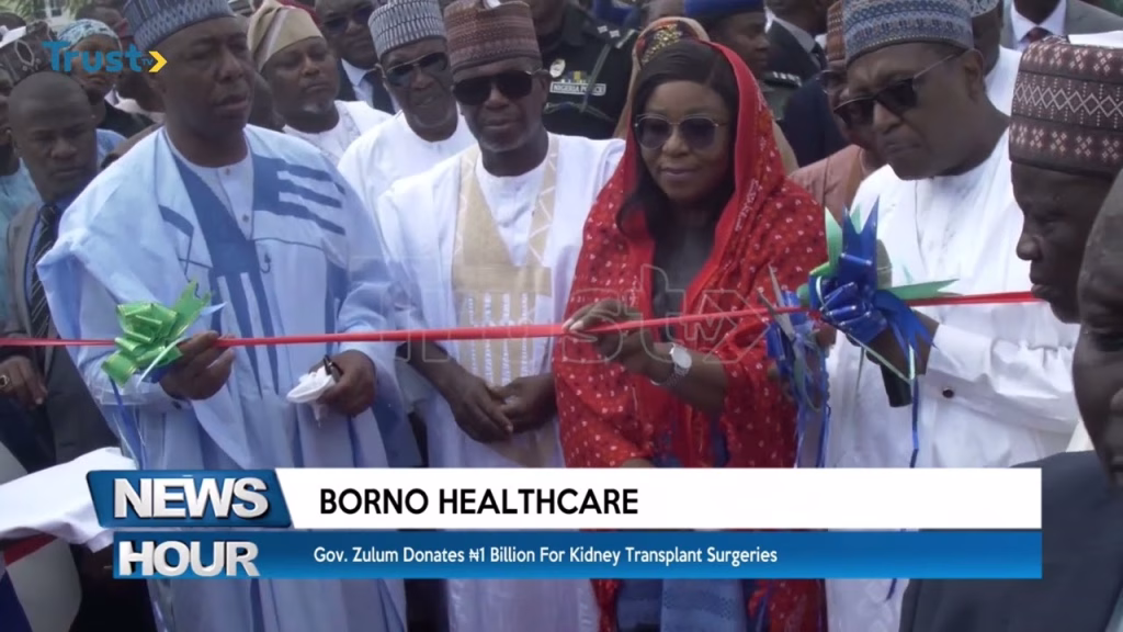 Borno Healthcare: Gov. Zulum fonates ₦1 billion for kidney transplant surgeries