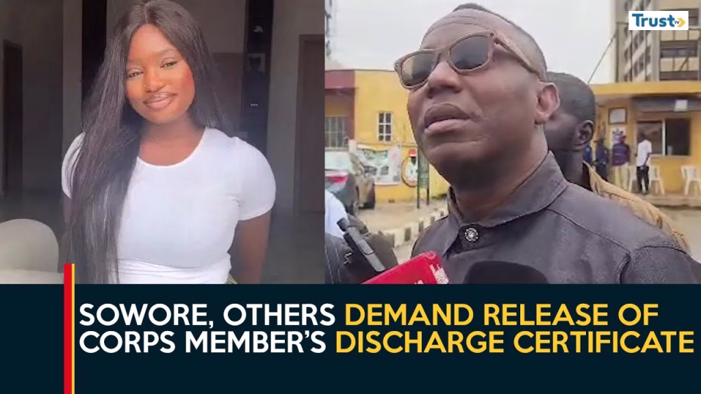 Raye vs‎ NYSC: Sowore, others demand release of corps member’s discharge certificate