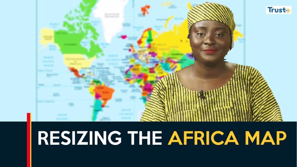Resizing the africa map
